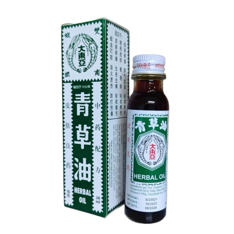 新加坡特产青草油大东亚双虾标