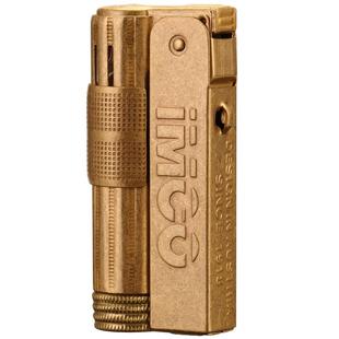 奥地利IMCO煤油打火机爱酷6700黄铜老式怀旧防风国产复古个性创意