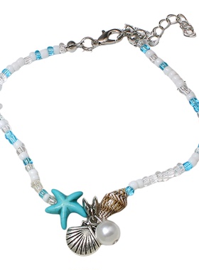 新款海星贝壳海螺手链