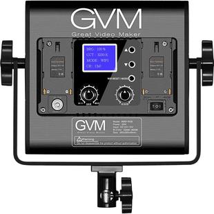 gvm补光灯直播拍照室内美颜嫩肤发丝双色温800D主播人像专用舞蹈氛围灯专业美食拍摄LED彩色rgb板灯发丝灯