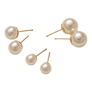 2026新款施家珍珠S925银不过敏养耳洞耳钉珍珠耳环高级感轻奢耳饰