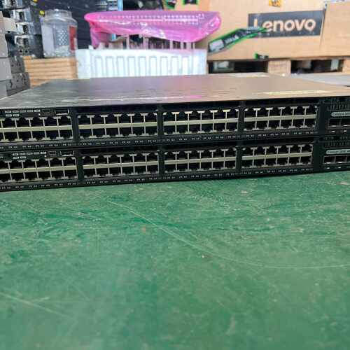 Cisco思科WS-C3650-48FS-S 48口千兆4个