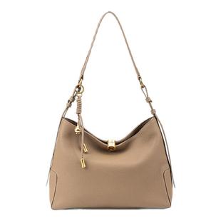 【新年礼物】红谷包包新款质感真皮单肩腋下包通勤牛皮hobo包女包