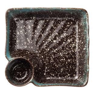 高颜值新款饺子盘陶瓷盘子创意家用冷菜盘早餐平盘烤肉油炸鸡块盘