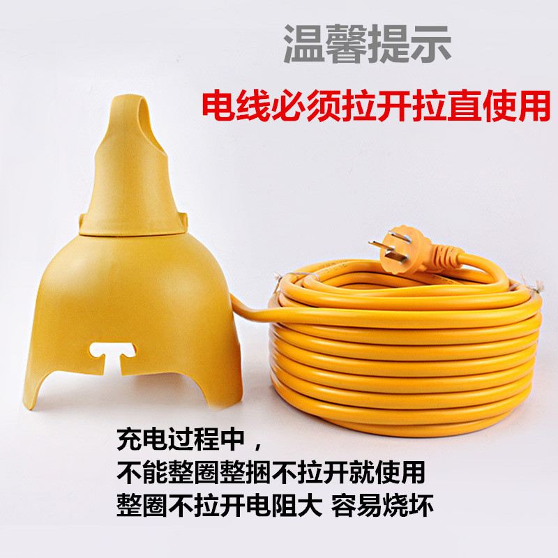 户外高楼电动车充电 延长线插座 防雨淋 防冻 防水电瓶车充电插板