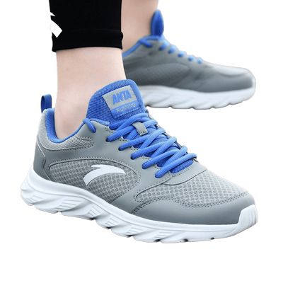 安踏网面男鞋减震跑步鞋