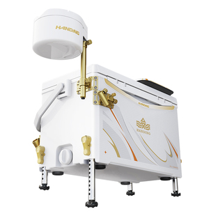 汉鼎钓箱超硬全套加厚超轻便携拐角炮台升降脚鱼箱钓箱钓鱼箱装备