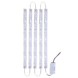 110v灯条3000k暖黄led吸顶灯替换灯芯改造灯带透镜灯板客厅长条