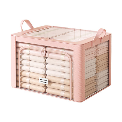 五面透明可视大容量防尘收纳箱!