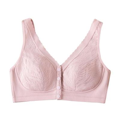 恒源祥妈妈内衣女前扣文胸无钢圈