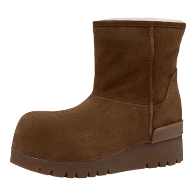 ASH女靴2025秋冬新款QUEENS纯色休闲雪地靴女圆头厚底保暖短靴