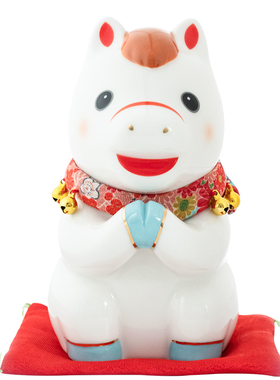 药师窑祈愿马生肖摆件储蓄罐