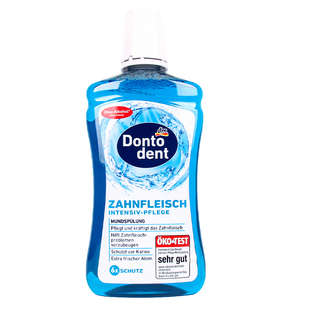 德国dm 东拖Dontodent成人漱口水口气清新6重功效抗敏感清洁500ml