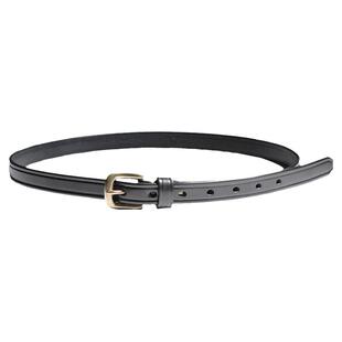 1.8厘米窄皮带女士铜针扣细腰装饰带头层牛皮柔软复古真皮韩版