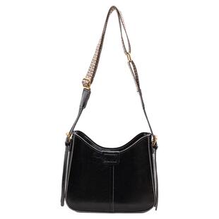 秋冬季爆款小包包2026新款时尚宽肩带女式斜挎包高级感质感单肩包