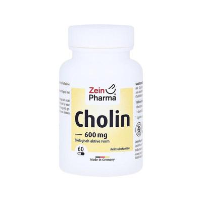 欧洲直邮德国彩恩ZeinPharma胆碱600mg胶囊60粒护肝脂肪代谢