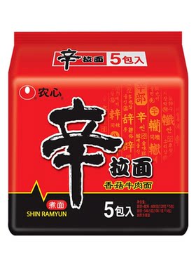 1包包邮农心辛拉面120g方便面