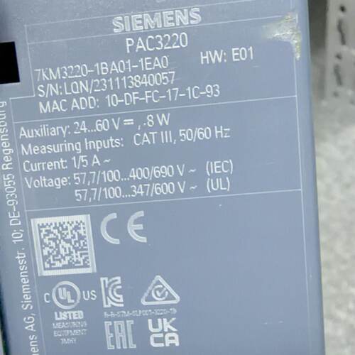 【请询价】PAC3220多功能电力仪表，型号7KM3220-1B