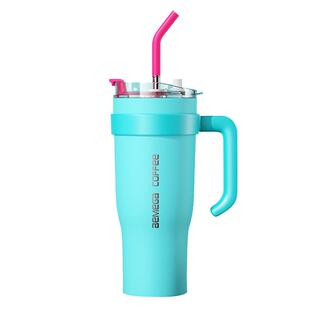 Bemega巨无霸保温杯男女2026新款大容量吸管水杯子大号保冷冰霸杯