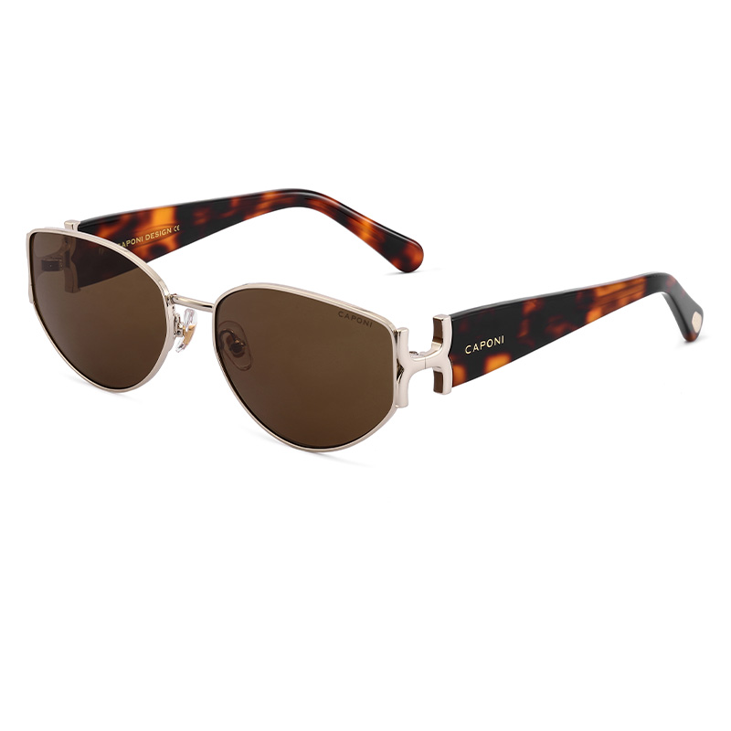 老钱风猫眼墨镜女2025新款高级感防晒防紫外线复古太阳眼镜34020