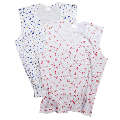 中老年纯棉老人背心女士薄款内衣