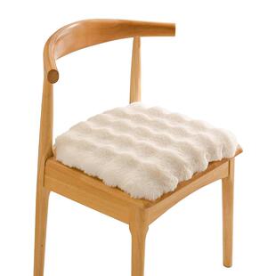 毛绒椅子垫子坐垫冬季办公室学生久坐加厚椅垫餐椅垫屁垫凳子座垫