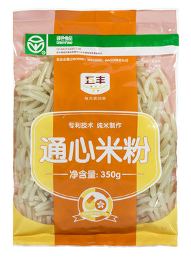 空心粉五丰纯大米制作通心米粉