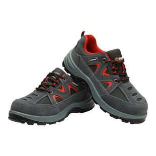 塞维斯塔盾安全鞋男夏季透气防臭轻便休闲钢包头防砸防刺穿劳保鞋