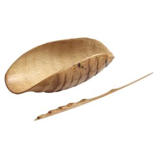 竹柒阁大漆竹根茶则竹子茶铲茶荷茶则茶拨茶针拔茶道配件茶则套装