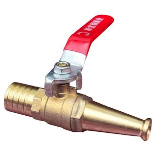 消防卷盘水枪头开关铜枪头全铜高压喷枪自救软管专用消火栓配件管