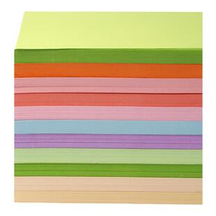 曼蒂克马卡龙彩色复印纸打印纸手工折纸剪纸儿童粉红软纸A4混色彩纸500张莫兰迪浅色学生幼儿园DIY制作书写纸