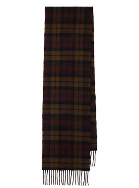 FREDPERRY格纹围巾复古学院风