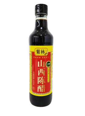紫林4度山西特产老陈醋420ml二年陈酿造调味品凉拌蘸火锅饺子食炒