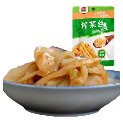 金菜地脆嫩香辣安徽特产榨菜丝