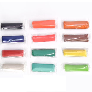 艺启乐24色儿童小麦彩泥幼儿园手工diy橡皮泥黏土太空泥沙玩具女