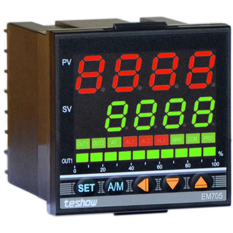 上海台松&厦门岛电teshow智能温控72*72EM705-520 FKA4-MN*AN-B-N