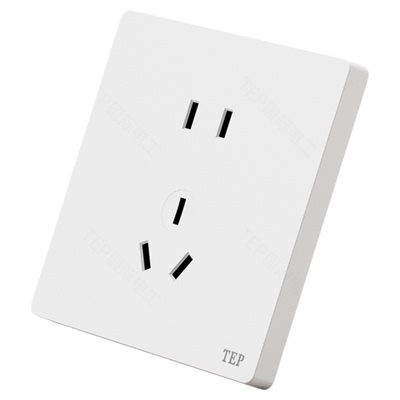 哑光白大板磨砂开关插座面板