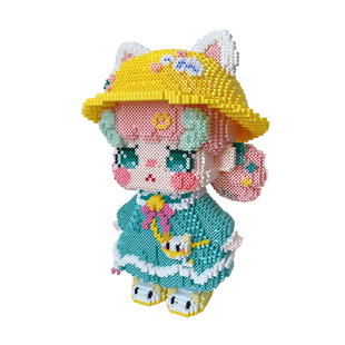 拼豆豆DIY材料包全套套装拼豆笔5mm豆针夹豆笔拼豆工具专用笔