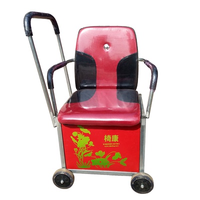 稳定性好定向轮老年舒适座椅推车