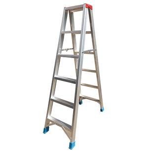 特厚人字梯便携折叠焊接铝合金梯子家用梯长梯工程工地用梯200KG