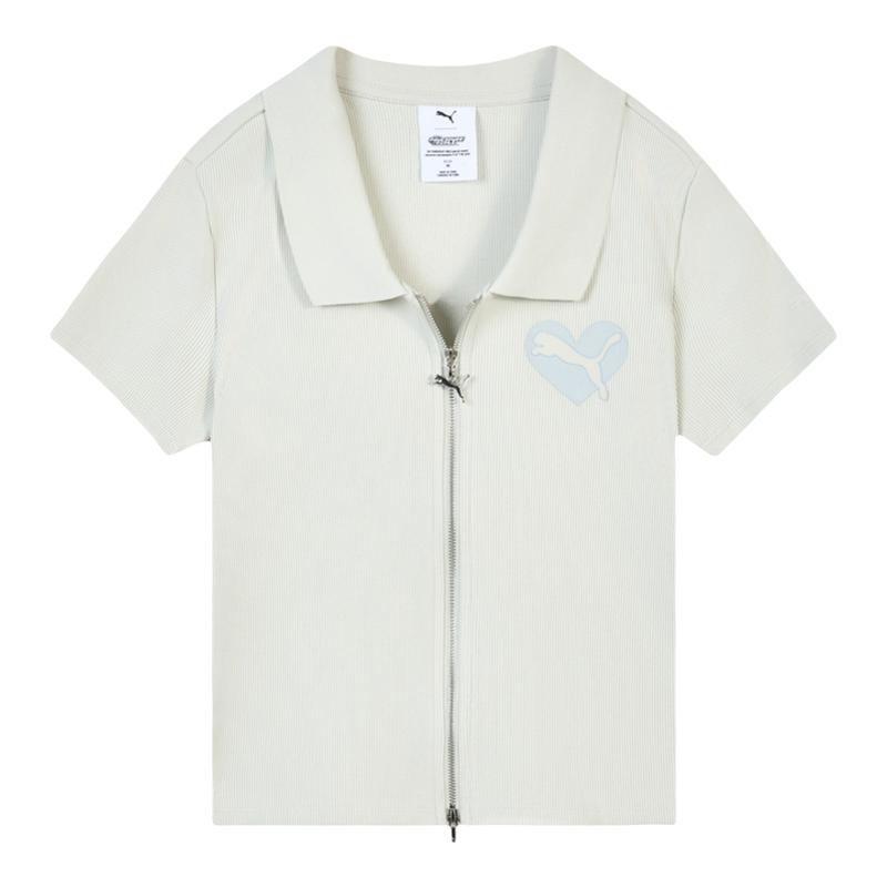 【自营】puma彪马女子PPG Rib Polo W运动休闲短袖T恤63746682