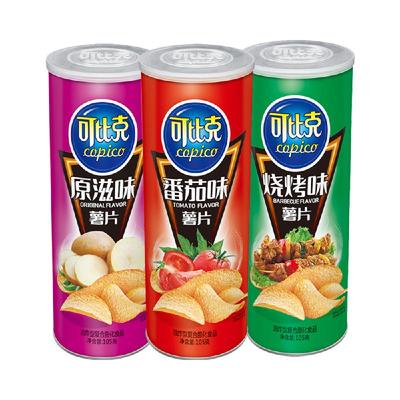 可比克复合薯片原味/番茄/烧烤