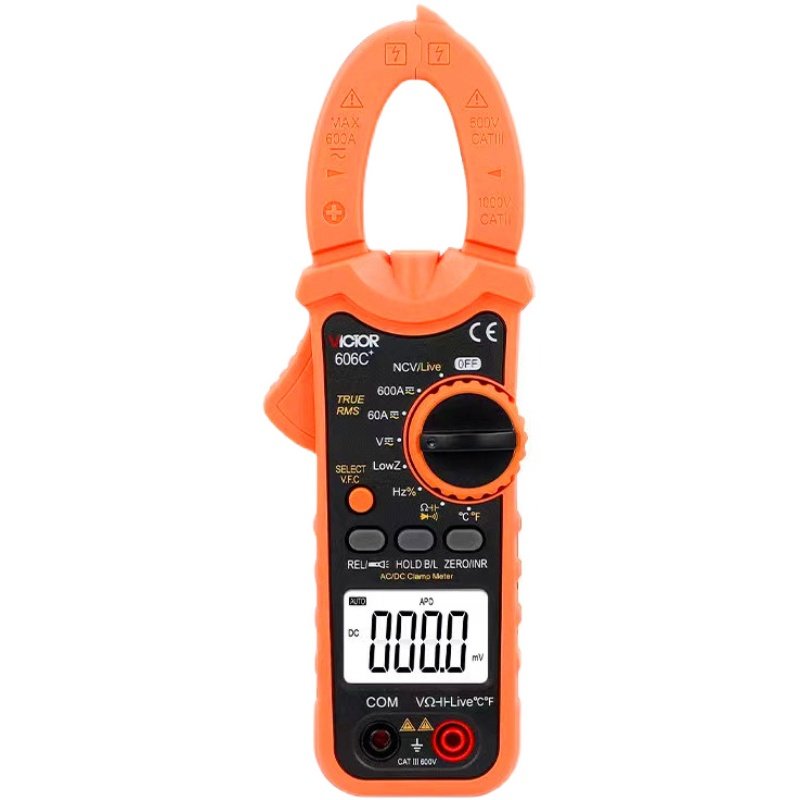 胜利钳形万用表电流表VC606A/B/C
