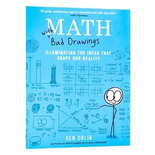 欢乐数学 一本充满 烂插画 的快乐数学启蒙书 英文原版 Math with Bad Drawings Ben Orlin 数字与糟糕的图像 Ben Orlin 数学启蒙