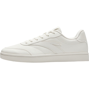 安踏小白鞋男鞋2025新款冬季薄底板鞋男款轻便时尚学生德训鞋子男