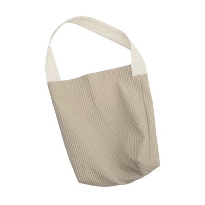 paleMoon绗缝撞色单肩水桶包