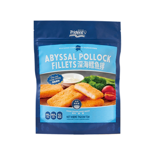 Trident山姆深海鳕鱼排炸鳕鱼排冷冻半成品空气炸锅早餐汉堡商用