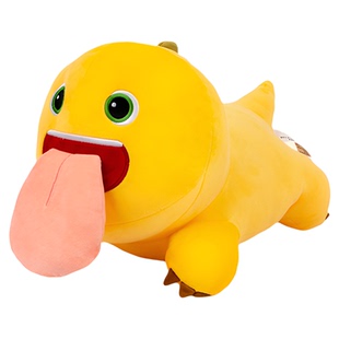 正版奶龙舔舌头公仔磁吸毛绒玩具挂件可爱柔软玩偶男女孩生日礼物