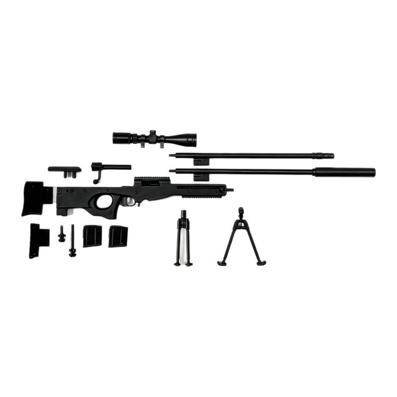 1/12 AWM 狙击步枪模型 FIGMA配件 适配6寸兵人 不可发射