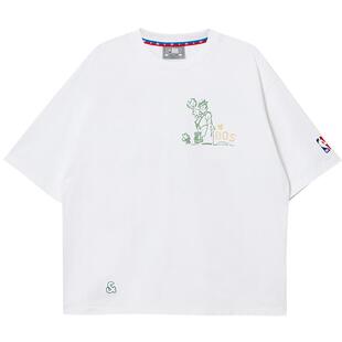 杰克琼斯NBA联名春季男装T恤凯尔特人队胶印图案舒适篮球潮流短袖